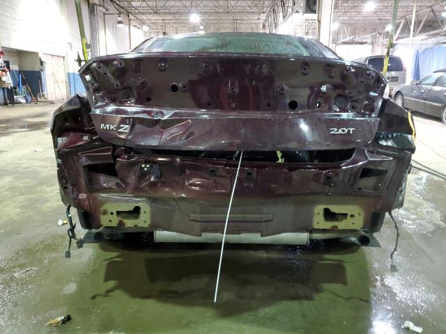 3LN6L5E98HR609320 - 2017 LINCOLN MKZ RESERVE ბურგუნდია ფოტო 6