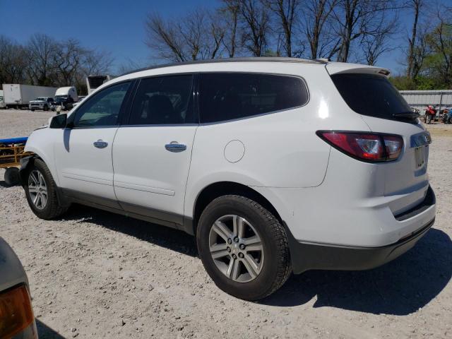 1GNKRHKDXGJ300184 - 2016 CHEVROLET TRAVERSE LT WHITE photo 2