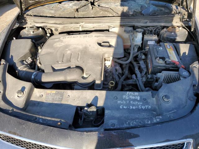 1G1ZC5E0XCF103182 - 2012 CHEVROLET MALIBU 1LT ნაცრისფერი ფოტო 11