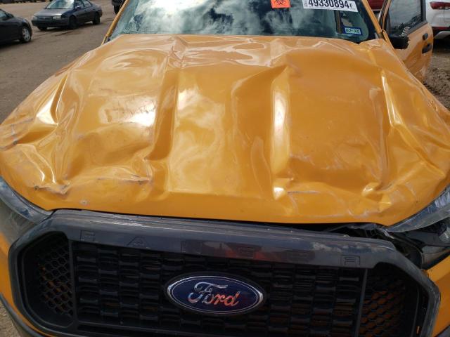 1FTER4FH7MLE06488 - 2021 FORD RANGER XL YELLOW photo 11
