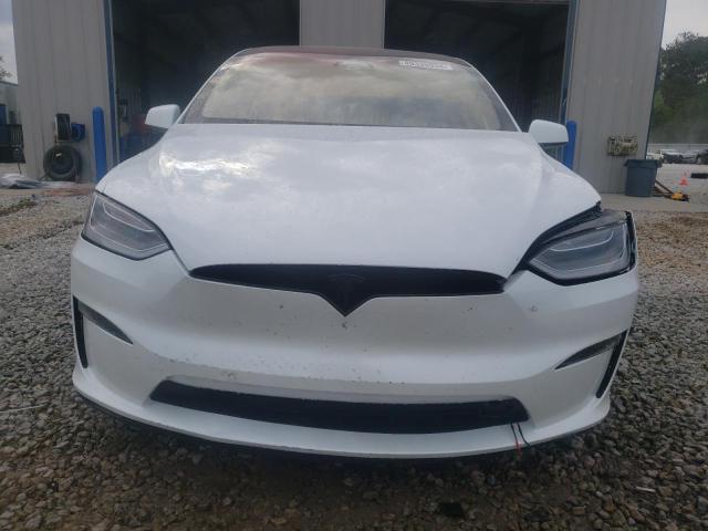 7SAXCAE50NF358064 - 2022 TESLA MODEL X WHITE photo 5