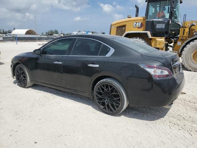 1N4AA5AP8EC456799 - 2014 NISSAN MAXIMA S BLACK photo 2