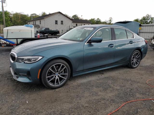 3MW5R7J02M8B58822 - 2021 BMW 330XI Теңіз көгі фото 1