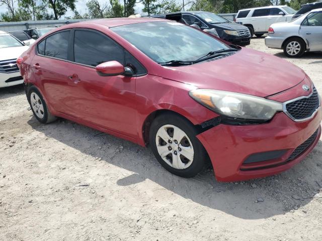 KNAFK4A66G5593940 - 2016 KIA FORTE LX RED photo 4