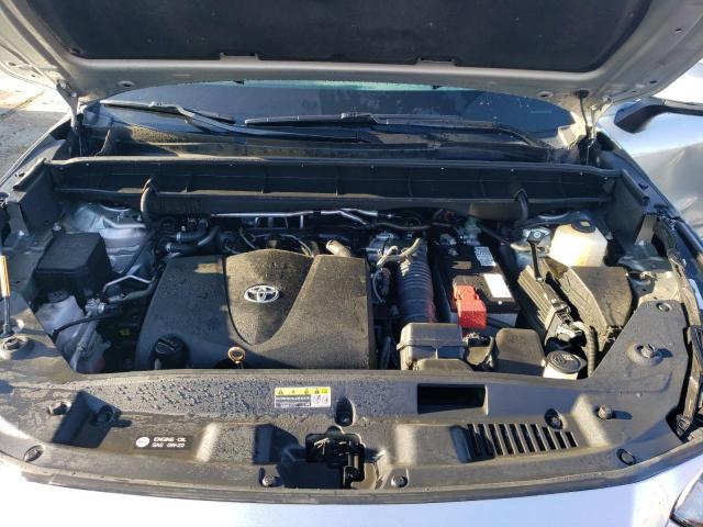 5TDGZRAH3LS504749 - 2020 TOYOTA HIGHLANDER XLE ვერცხლისფერი ფოტო 12
