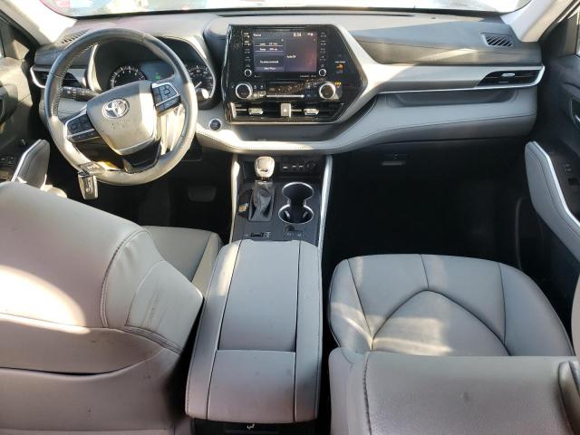 5TDGZRAH3LS504749 - 2020 TOYOTA HIGHLANDER XLE ვერცხლისფერი ფოტო 8