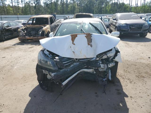 1HGCR2F86DA247620 - 2013 HONDA ACCORD EXL WHITE photo 5