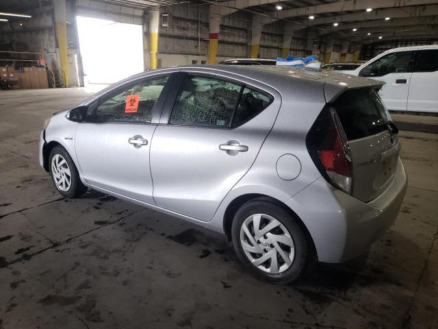 JTDKDTB31F1095001 - 2015 TOYOTA PRIUS C SILVER photo 2