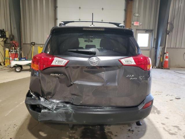 2T3RFREV6FW268134 - 2015 TOYOTA RAV4 XLE GRAY photo 6