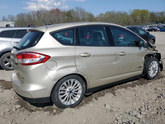 1FADP5EU8HL108971 - 2017 FORD C-MAX SE BEIGE photo 3