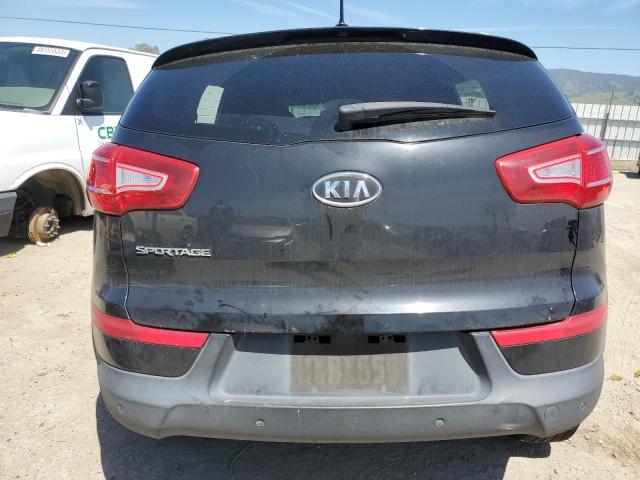 KNDPB3A21C7291467 - 2012 KIA SPORTAGE BASE BLACK photo 6