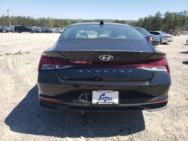 5NPLS4AG5NH072283 - 2022 HYUNDAI ELANTRA SEL BLACK photo 6