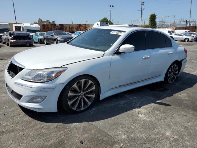 KMHGC4DH0DU227728 - 2013 HYUNDAI GENESIS 5.0L WHITE photo 1