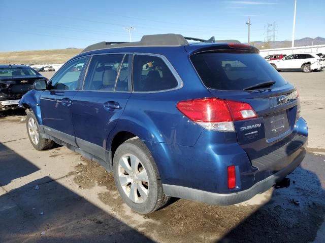 4S4BRDKC4B2347041 - 2011 SUBARU OUTBACK 3.6R LIMITED BLUE photo 2