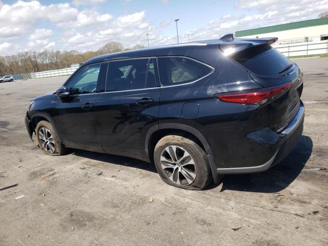 5TDGZRBH7LS002535 - 2020 TOYOTA HIGHLANDER XLE Սև լուսանկար 2