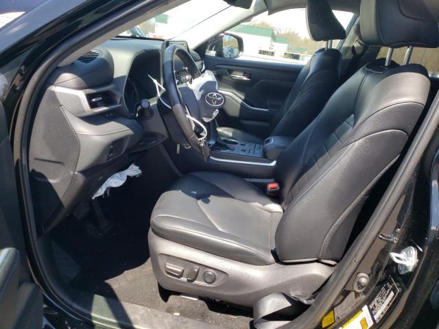 5TDGZRBH7LS002535 - 2020 TOYOTA HIGHLANDER XLE Սև լուսանկար 7