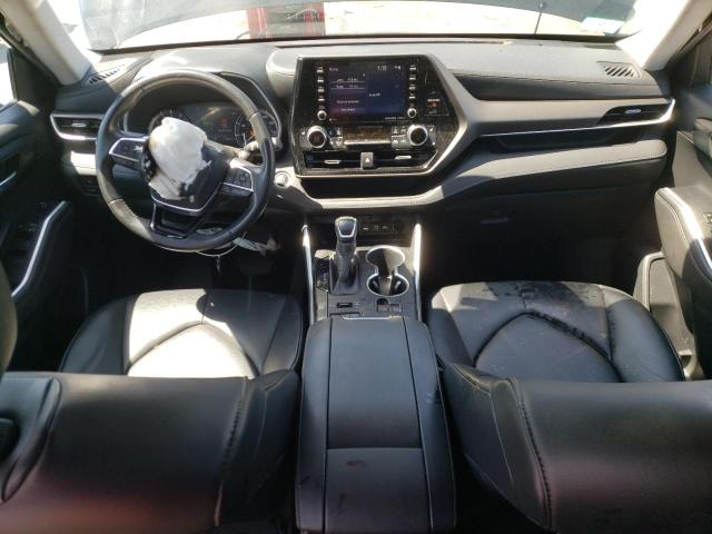5TDGZRBH7LS002535 - 2020 TOYOTA HIGHLANDER XLE Սև լուսանկար 8