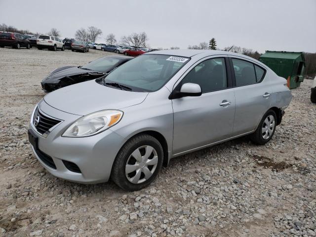 3N1CN7AP4CL913986 - 2012 NISSAN VERSA S SILVER photo 1