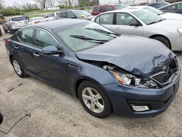 KNAGM4A73F5566636 - 2015 KIA OPTIMA LX BLUE photo 4