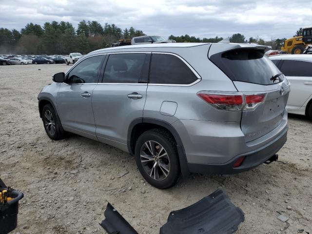 5TDJKRFH2GS268765 - 2016 TOYOTA HIGHLANDER XLE Gris foto 2