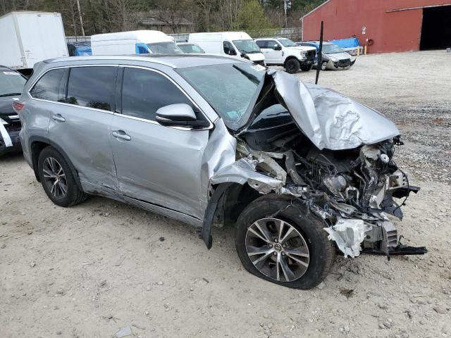 5TDJKRFH2GS268765 - 2016 TOYOTA HIGHLANDER XLE Gris foto 4