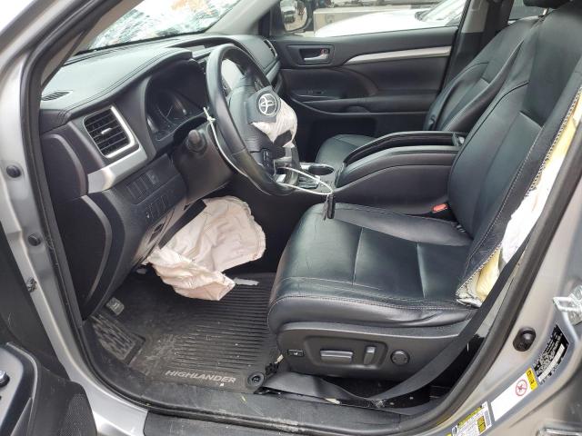 5TDJKRFH2GS268765 - 2016 TOYOTA HIGHLANDER XLE Gris foto 7