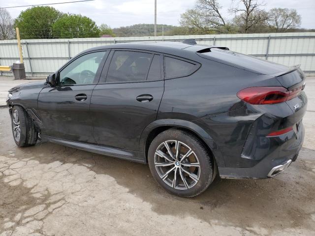 5UXCY6C00P9S03320 - 2023 BMW X6 XDRIVE40I BLACK photo 2