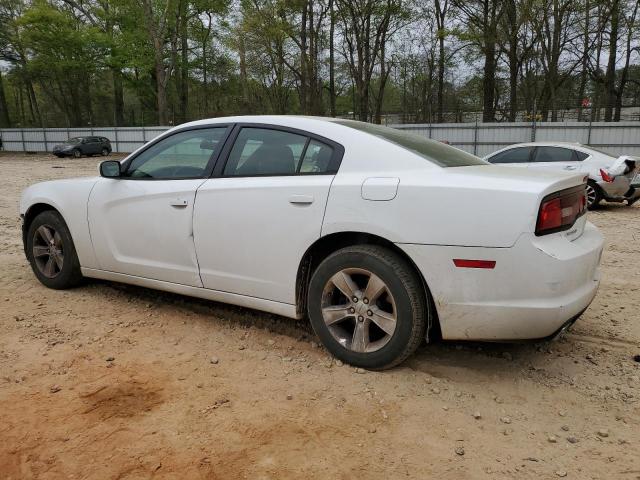 2C3CDXBG0EH215728 - 2014 DODGE CHARGER SE WHITE photo 2