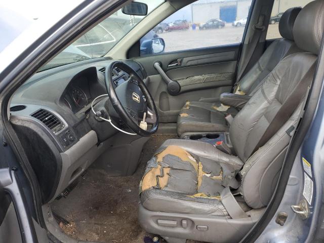 5J6RE38718L009208 - 2008 HONDA CR-V EXL BLUE photo 7