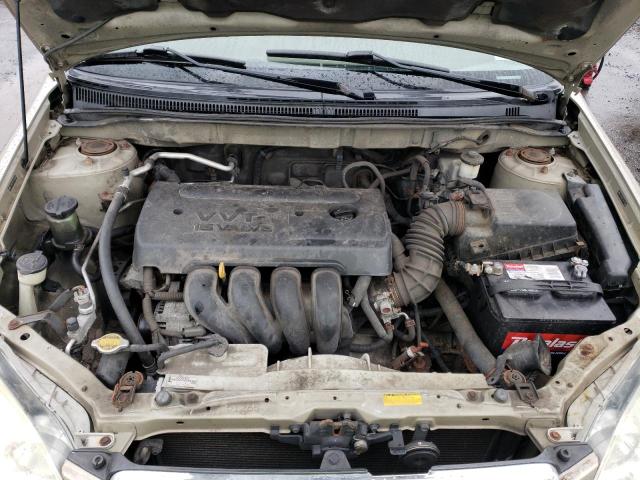 2T1BR32E58C929580 - 2008 TOYOTA COROLLA CE TAN photo 11