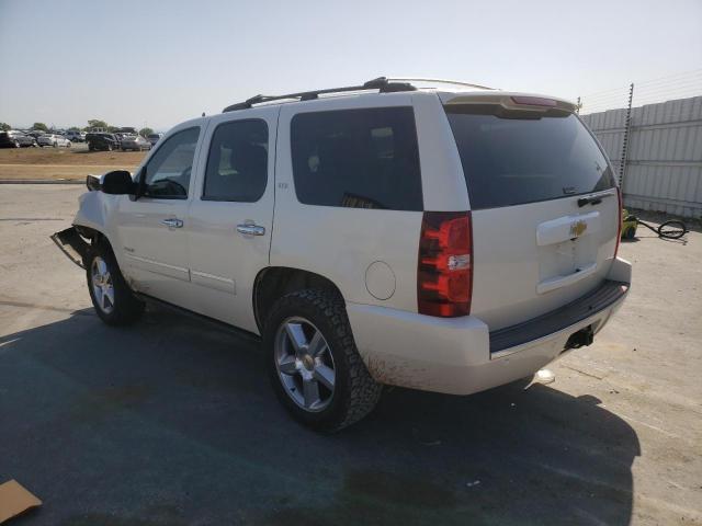 1GNSKCE0XDR376730 - 2013 CHEVROLET TAHOE K1500 LTZ WHITE photo 2