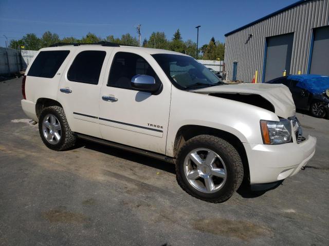 1GNSKCE0XDR376730 - 2013 CHEVROLET TAHOE K1500 LTZ WHITE photo 4