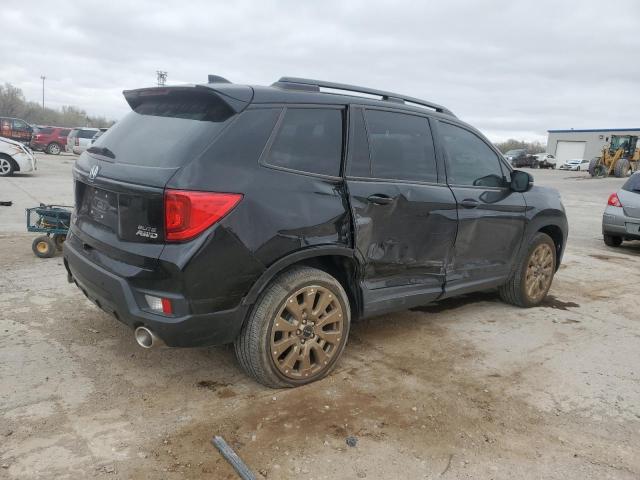 5FNYF8H0XPB022278 - 2023 HONDA PASSPORT ELITE GRAY photo 3