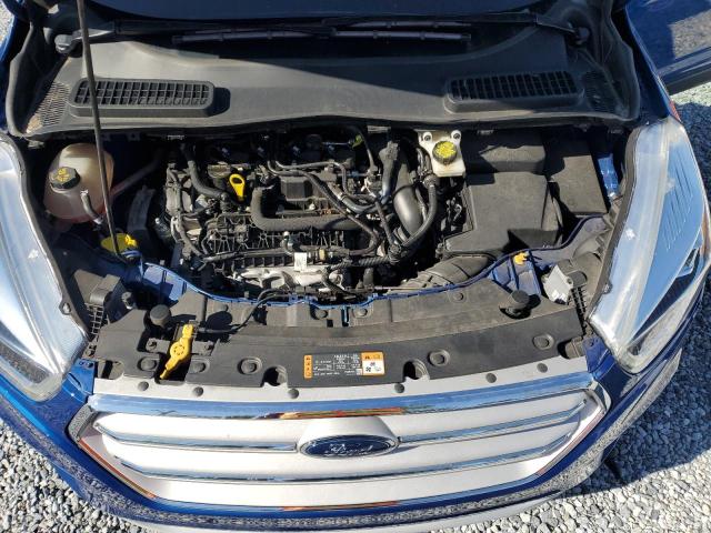 1FMCU0HD6KUA75267 - 2019 FORD ESCAPE SEL 蓝色 照片 12