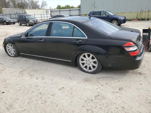 WDDNG71X57A064440 - 2007 MERCEDES-BENZ S 550 BLACK photo 2