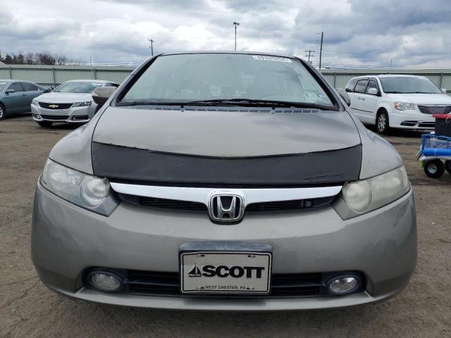 JHMFA36288S000599 - 2008 HONDA CIVIC HYBRID GRAY photo 5