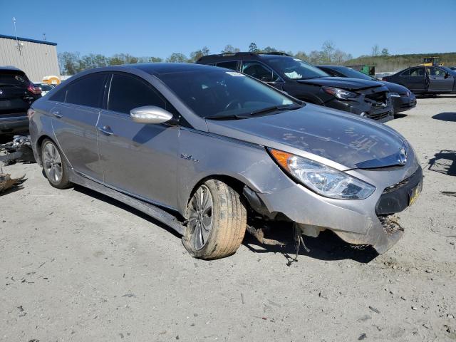 KMHEC4A4XEA104479 - 2014 HYUNDAI SONATA HYBRID SILVER photo 4