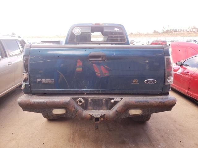 3FTSW31F91MA57551 - 2001 FORD F350 SRW SUPER DUTY BLUE photo 6