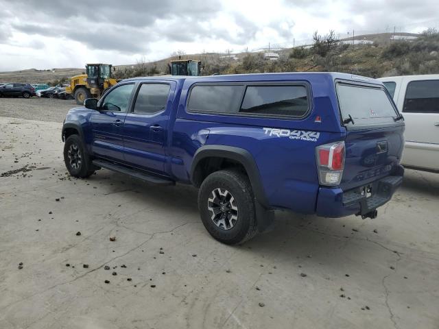 3TMDZ5BN8NM128343 - 2022 TOYOTA TACOMA DOUBLE CAB BLUE photo 2