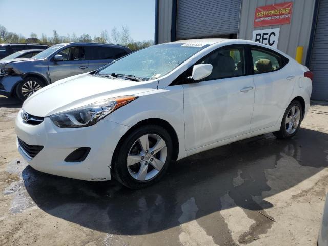 5NPDH4AE4DH372428 - 2013 HYUNDAI ELANTRA GLS WHITE photo 1