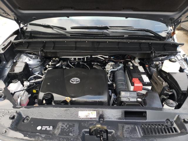 5TDHZRBH4NS236963 - 2022 TOYOTA HIGHLANDER XLE GRAY photo 12