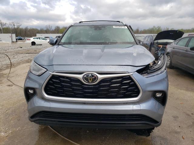 5TDHZRBH4NS236963 - 2022 TOYOTA HIGHLANDER XLE GRAY photo 5