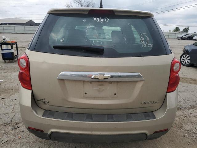 2GNALBEK5C1269726 - 2012 CHEVROLET EQUINOX LS TAN photo 6