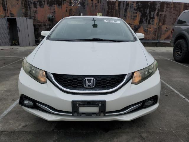 19XFB2F95FE205710 - 2015 HONDA CIVIC EXL WHITE photo 5