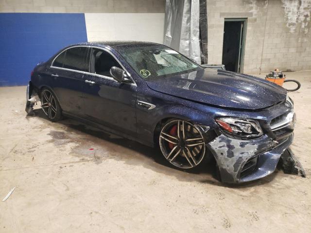 WDDZF8KB1JA285859 - 2018 MERCEDES-BENZ E 63 AMG-S BLUE photo 4