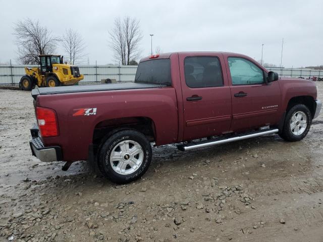 3GCPKSE72DG280192 - 2013 CHEVROLET SILVERADO K1500 LT RED photo 3