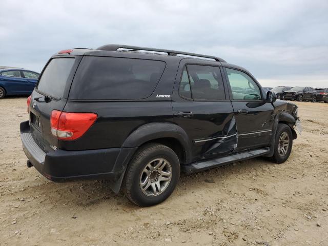 5TDZT38A06S280991 - 2006 TOYOTA SEQUOIA LIMITED BLACK photo 3