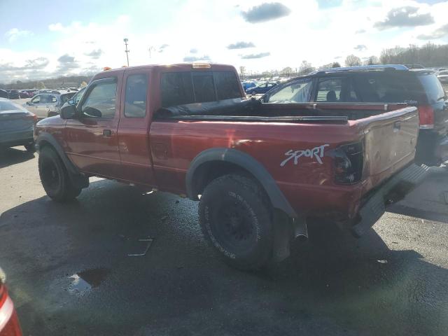 1FTZR15U3WPB24844 - 1998 FORD RANGER SUPER CAB RED photo 2