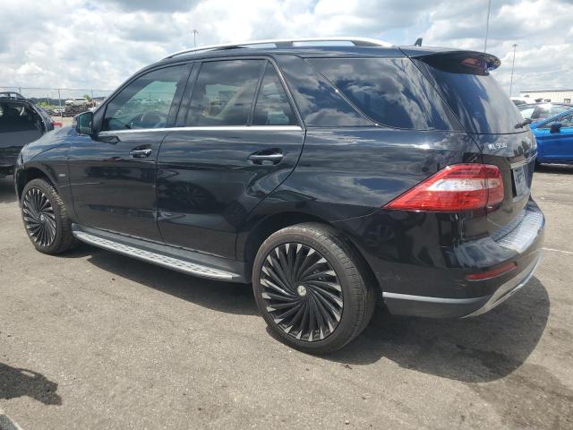 4JGDA5HB2CA037577 - 2012 MERCEDES-BENZ ML 350 4MATIC BLACK photo 2