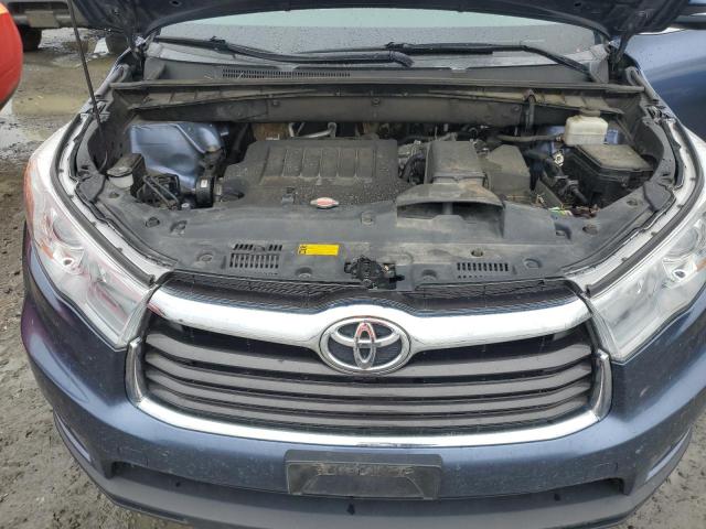 5TDJKRFH2GS338068 - 2016 TOYOTA HIGHLANDER XLE BLUE photo 12